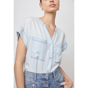 RAILS Mel Shirt in Light Vintage, Chambray, Sz XS
